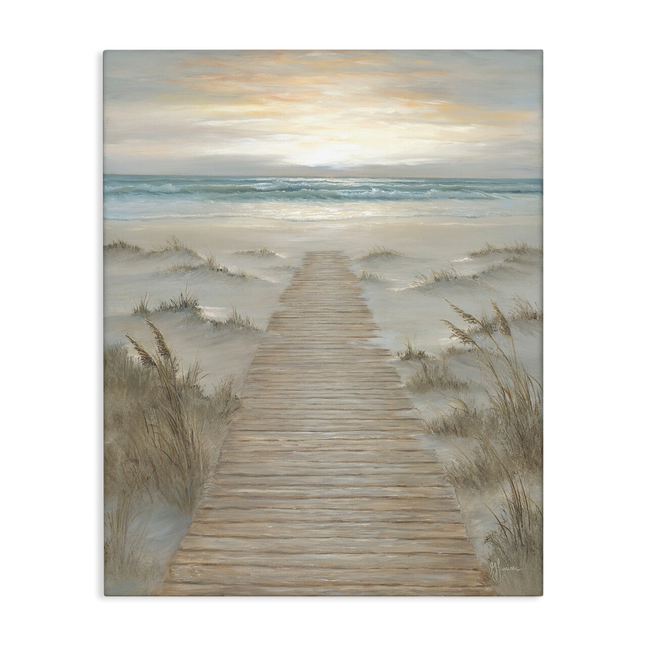 Stupell Industries The Path Towards Sunrise Canvas, design by Georgia Janisse